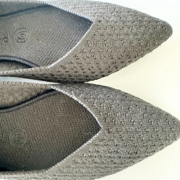Rothy’s The Point Black Pointed Toe Loafers Women’s Size 7 Fly Knit Luxury Comfy - Picture 6 of 15